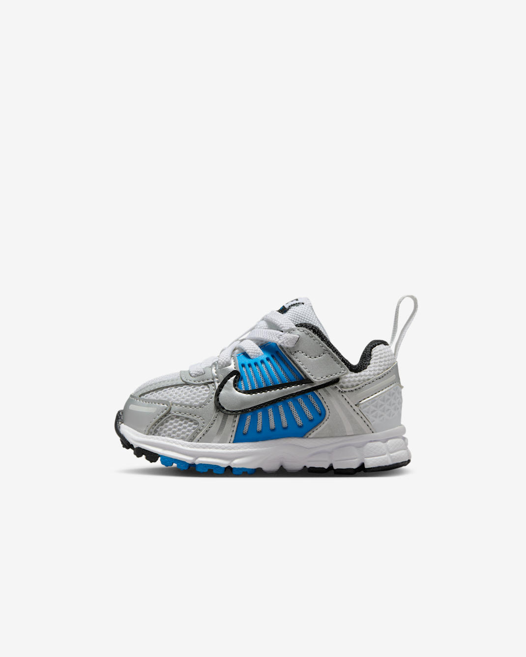 Nike Vomero 5 Baby/Toddler Shoes - White/Light Photo Blue/Black/Metallic Silver