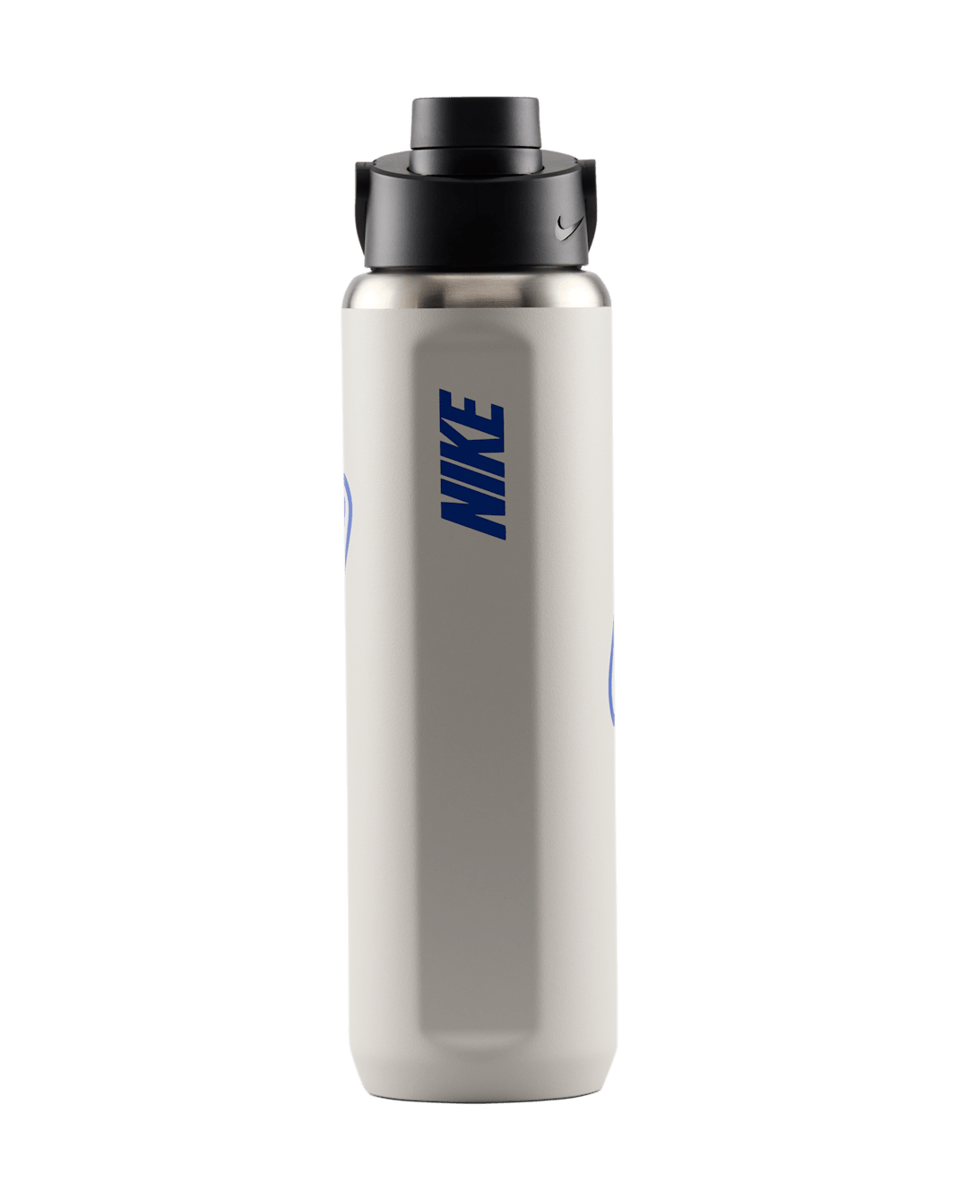 Nike Recharge Chug Botella de acero inoxidable (710 ml) - Sail/Negro/Game Royal/Glacier Blue