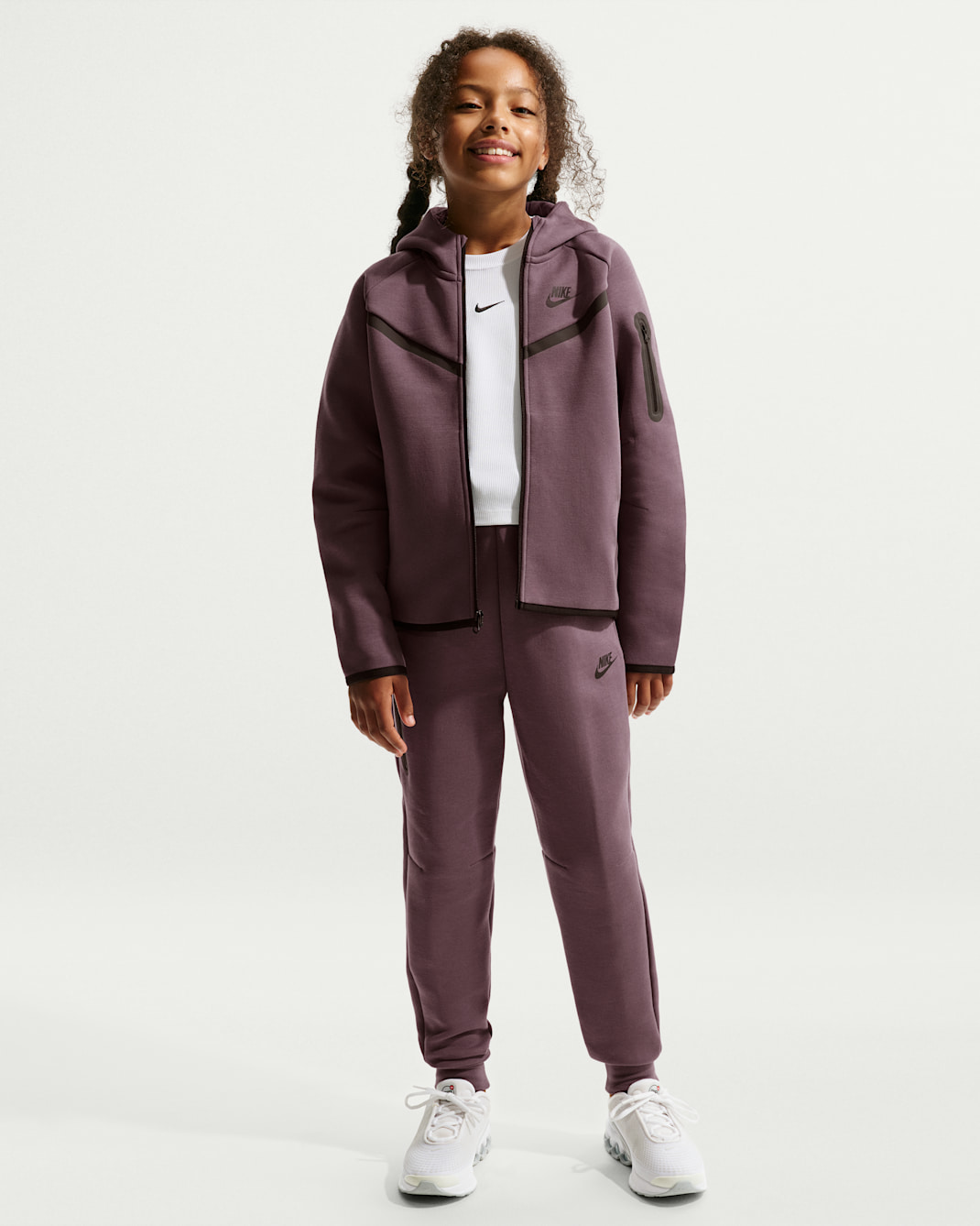 Nike Sportswear Tech Fleece Kız Çocuk Jogger'ı - Tattoo/Siyah/Siyah