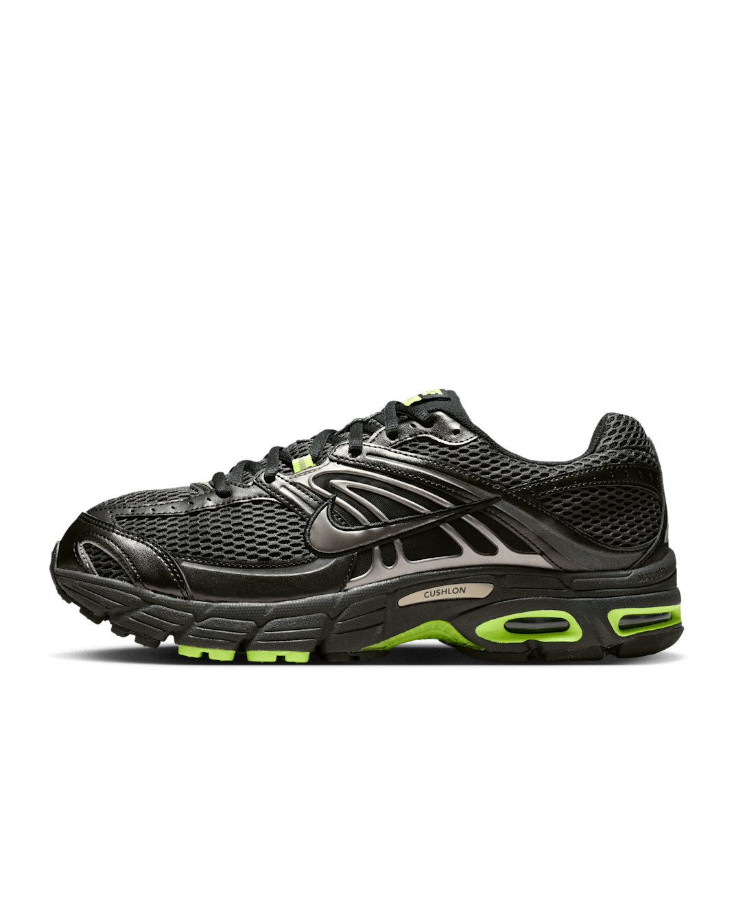 Nike Air Max Moto 2K herenschoenen - Zwart/Volt/Dark Smoke Grey/Metallic Pewter