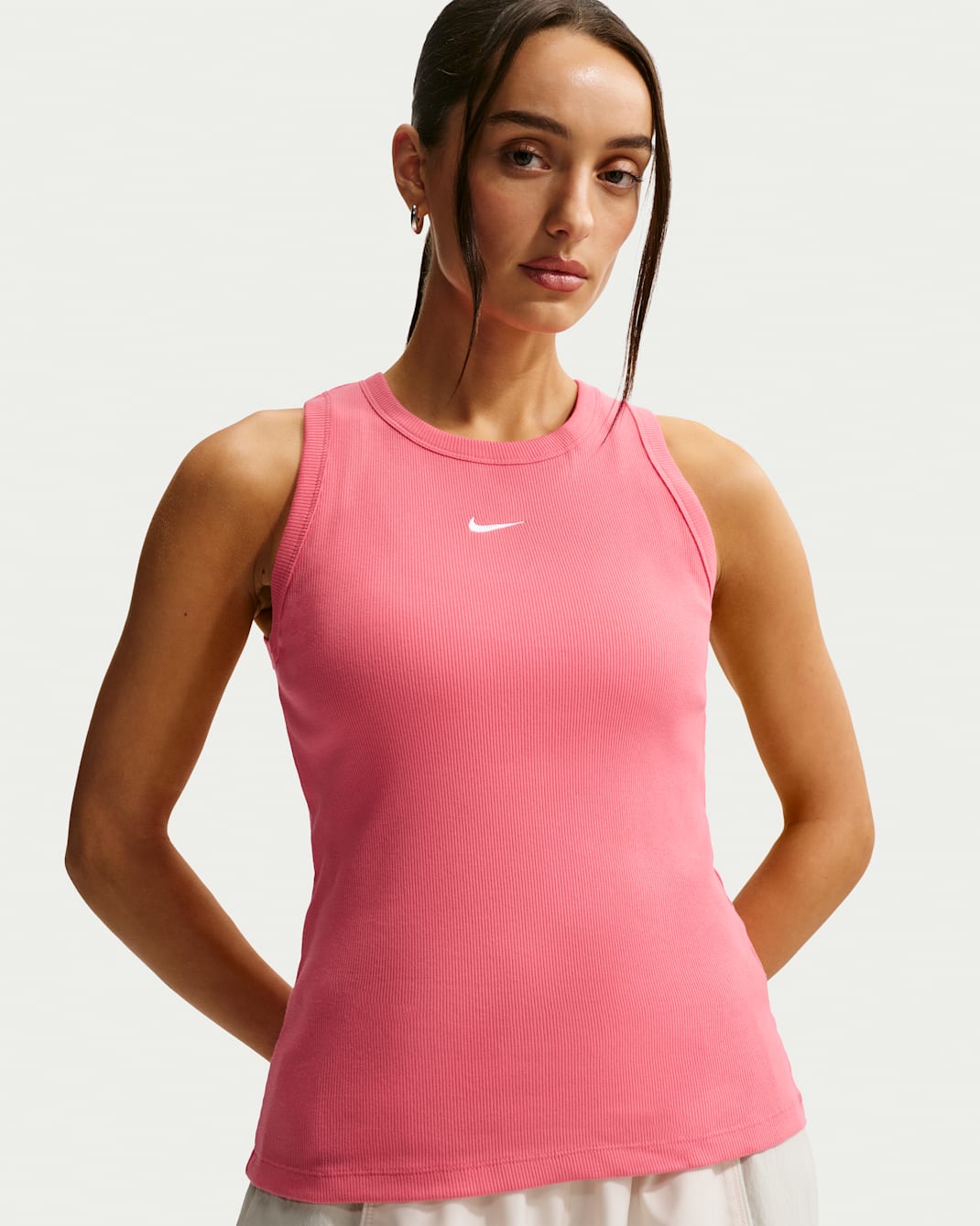Nike Sportswear Women's Tight Ribbed Tank Top - Sea Coral