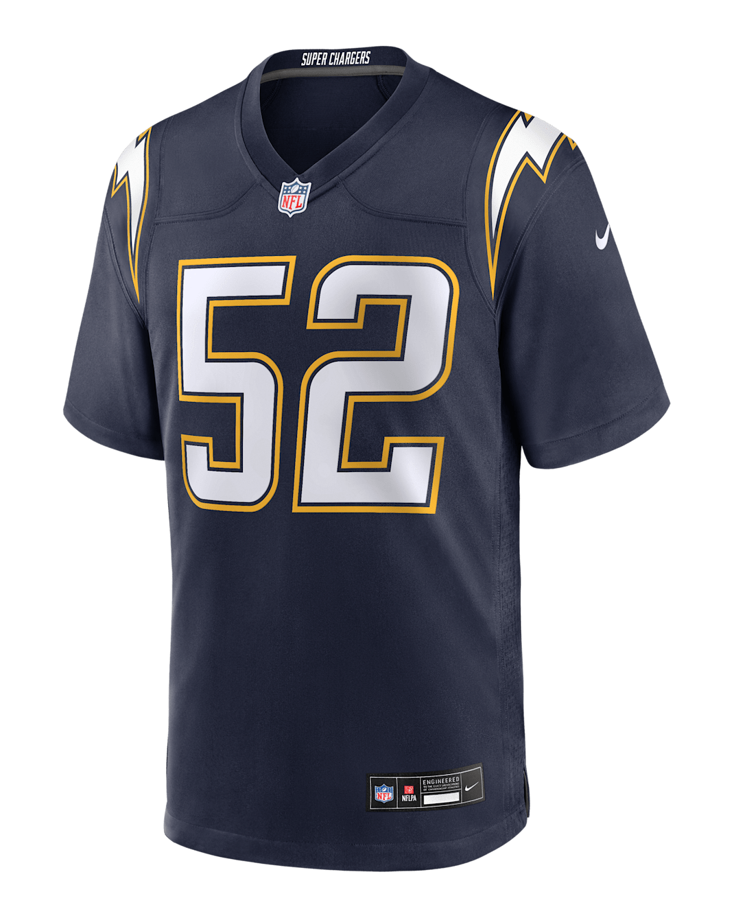 Khalil Mack Los Angeles Chargers Men's Nike NFL Game Jersey - Navy