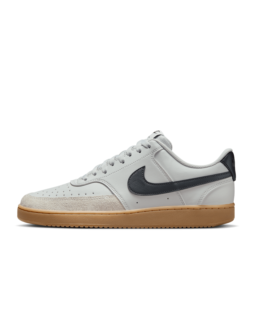 Nike Court Vision Low Men's Shoes - Photon Dust/Gum Light Brown/Anthracite