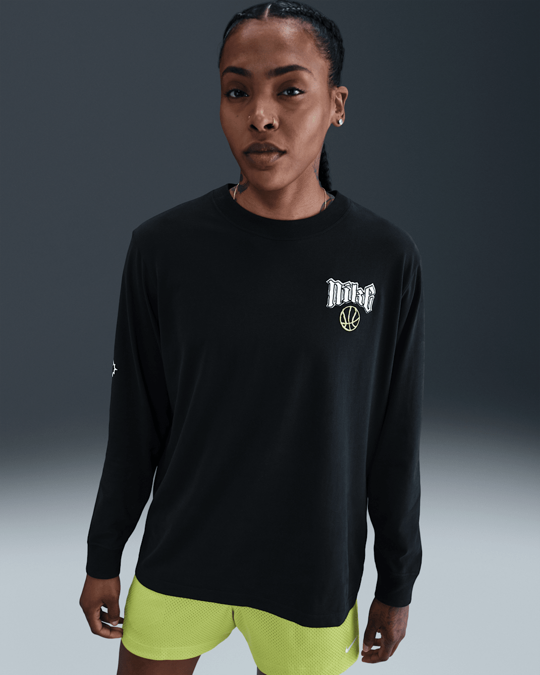 T-shirt de basquetebol Dri-FIT Nike para mulher - Preto