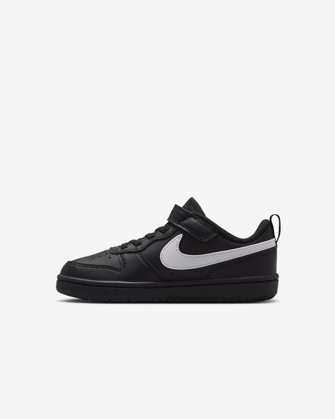 Nike Court Borough Low Recraft sko til små barn - Svart/Svart/Hvit