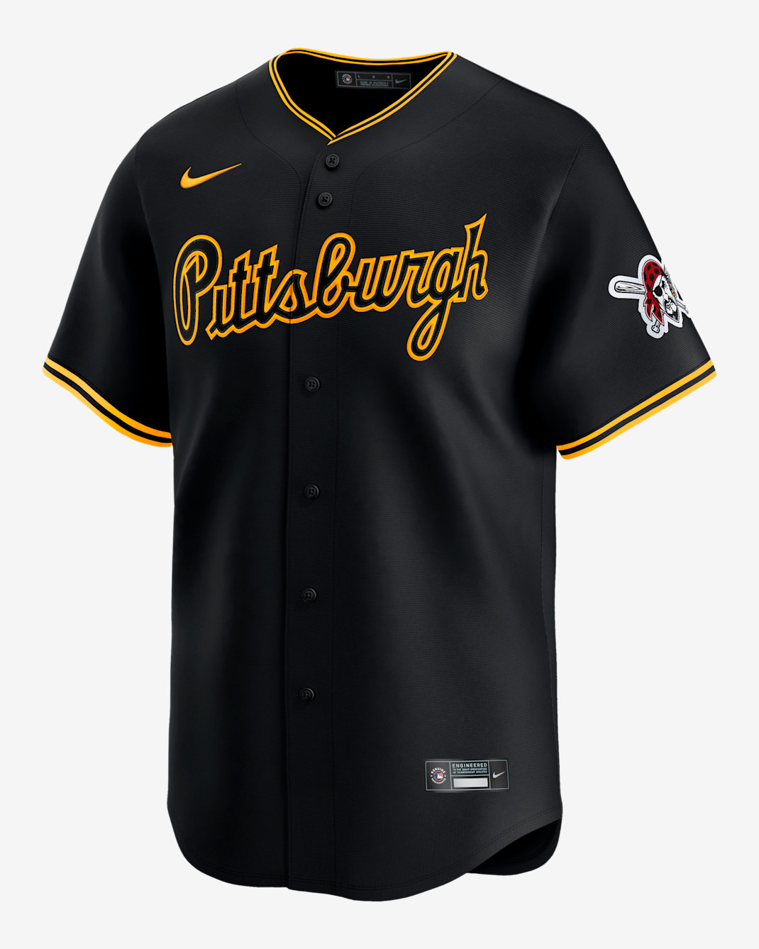 Jersey Nike Dri-FIT ADV de la MLB Limited para hombre Pittsburgh Pirates - Negro