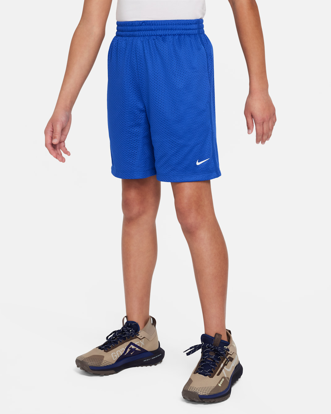 Nike Multi Big Kids' (Boys') Dri-FIT Mesh Shorts - Game Royal/White