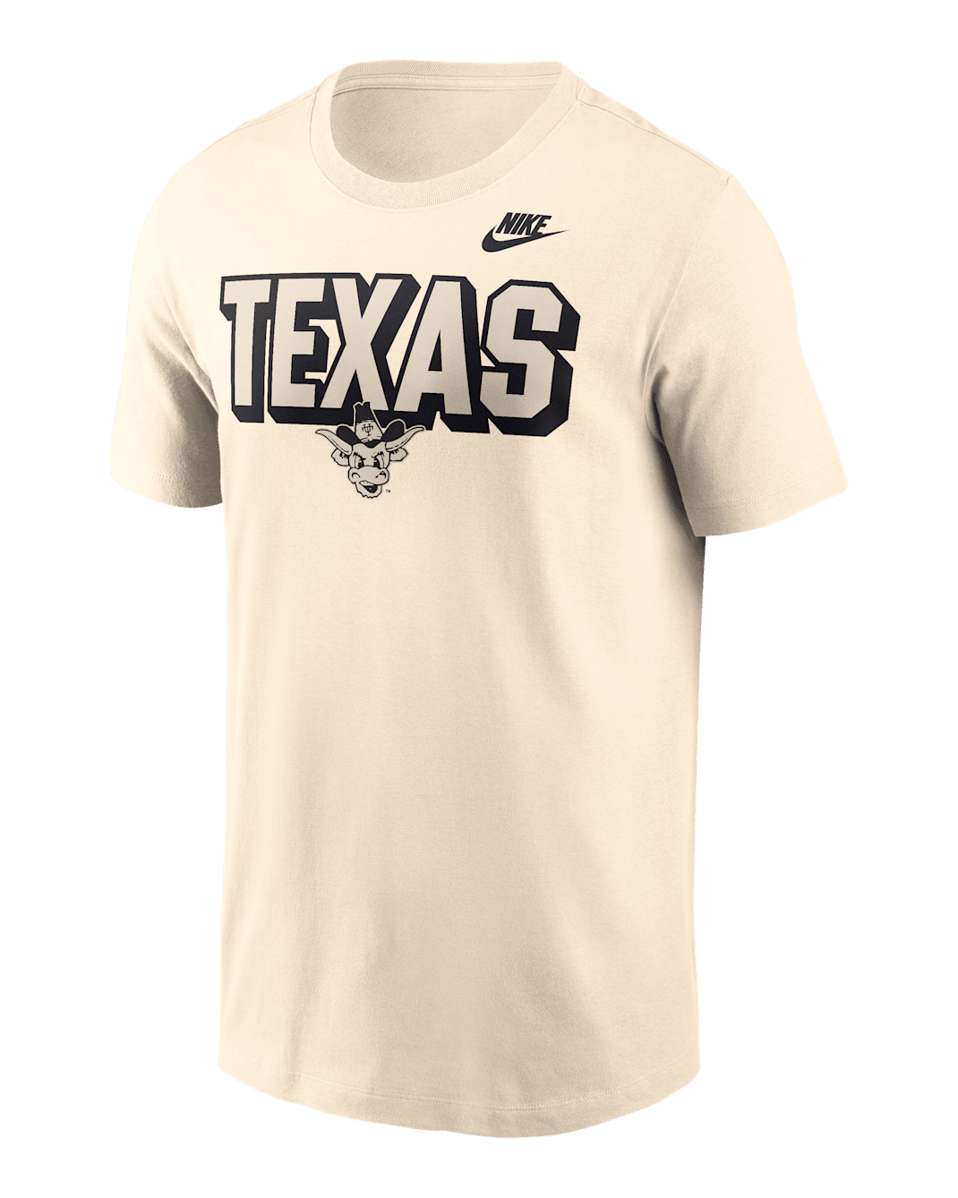 Texas Team Bold Men's Nike College T-Shirt - Natural