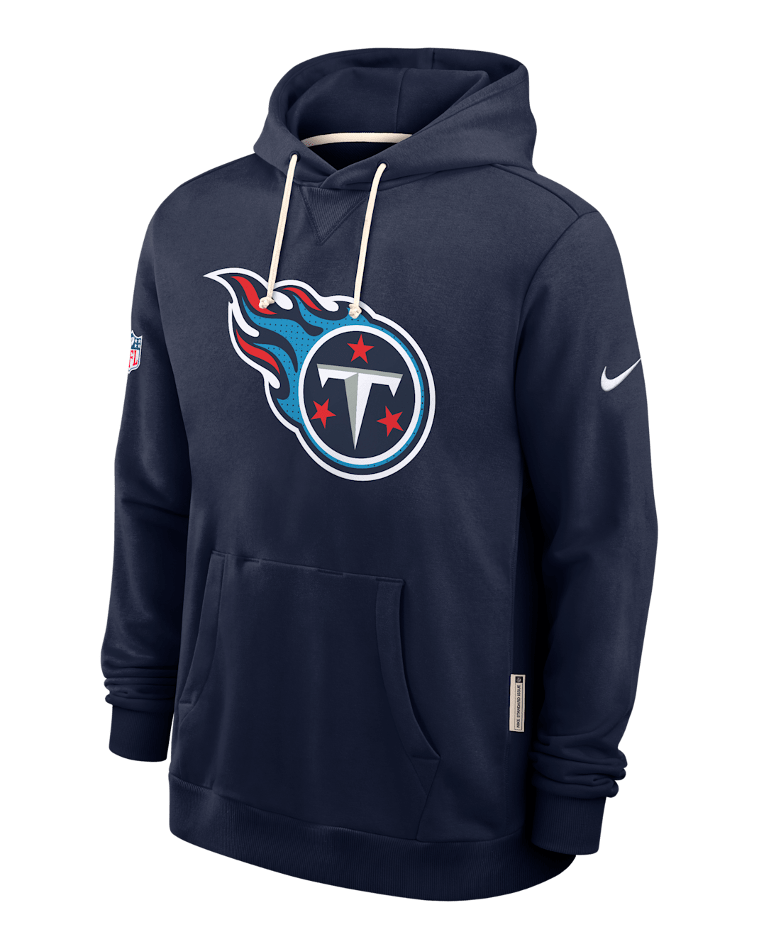 Tennessee Titans Initial Home Sideline Men's Nike Dri-FIT NFL Pullover Hoodie - College Navy