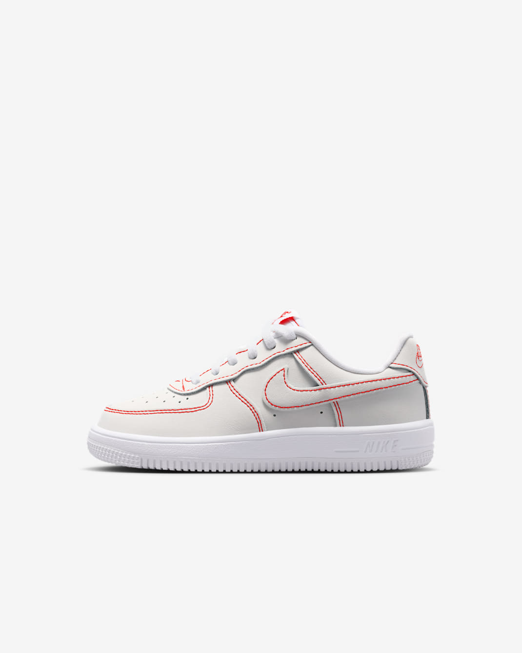 Nike Force 1 Low LV8 1 Little Kids' Shoes - White/University Red