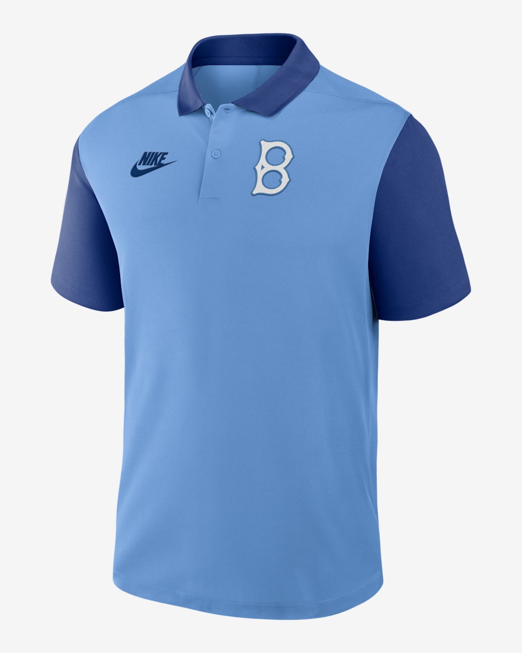 Brooklyn Dodgers Cooperstown Victory Men's Nike Dri-FIT MLB Polo - Blue