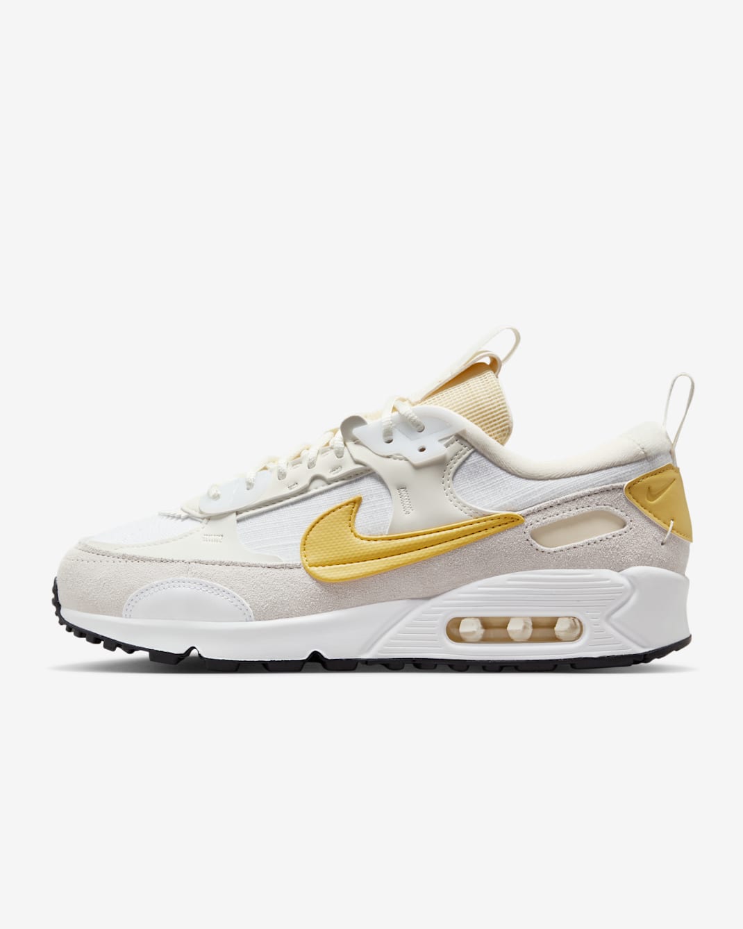 Nike Air Max 90 Futura Women's Shoes - White/Sail/Coconut Milk/Saturn Gold
