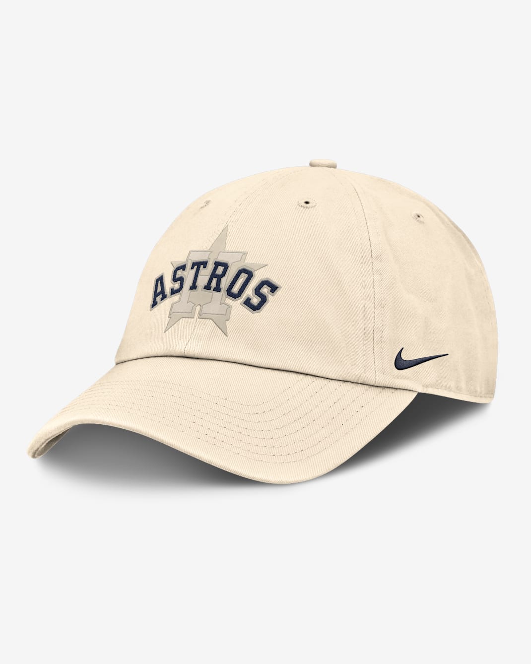 Gorra de algodón orgánico sin estructura para hombre Nike Statement Club Houston Astros - Natural