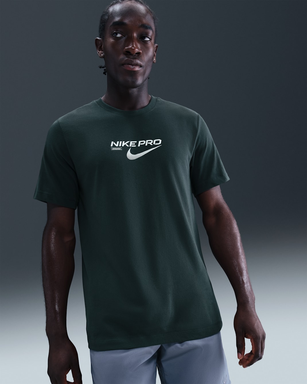 Nike Dri-FIT Trainings-T-Shirt (Herren) - Seaweed