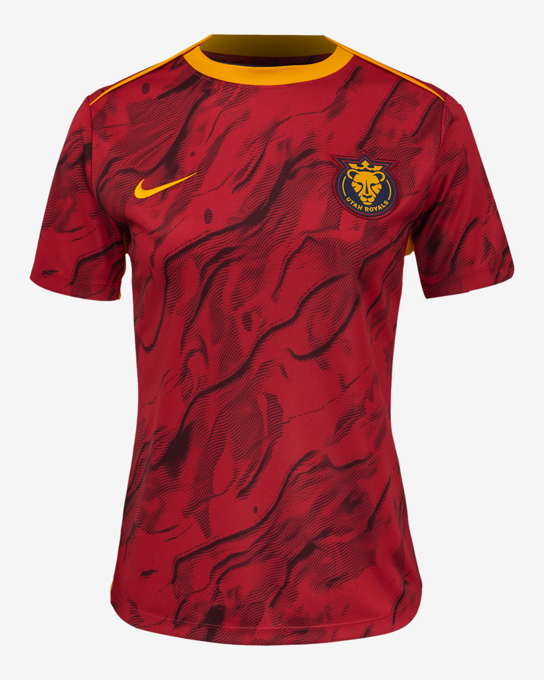 Utah Royals FC 2025 Women's Nike NWSL Short-Sleeve Pre-Match Top - Burgundy Crush