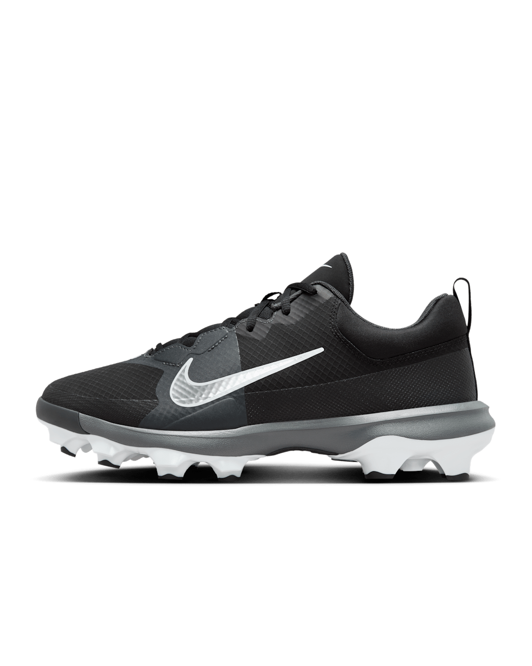 Nike Force Trout 9 Pro MCS Baseball Cleats - Black/Anthracite/White/Metallic Silver
