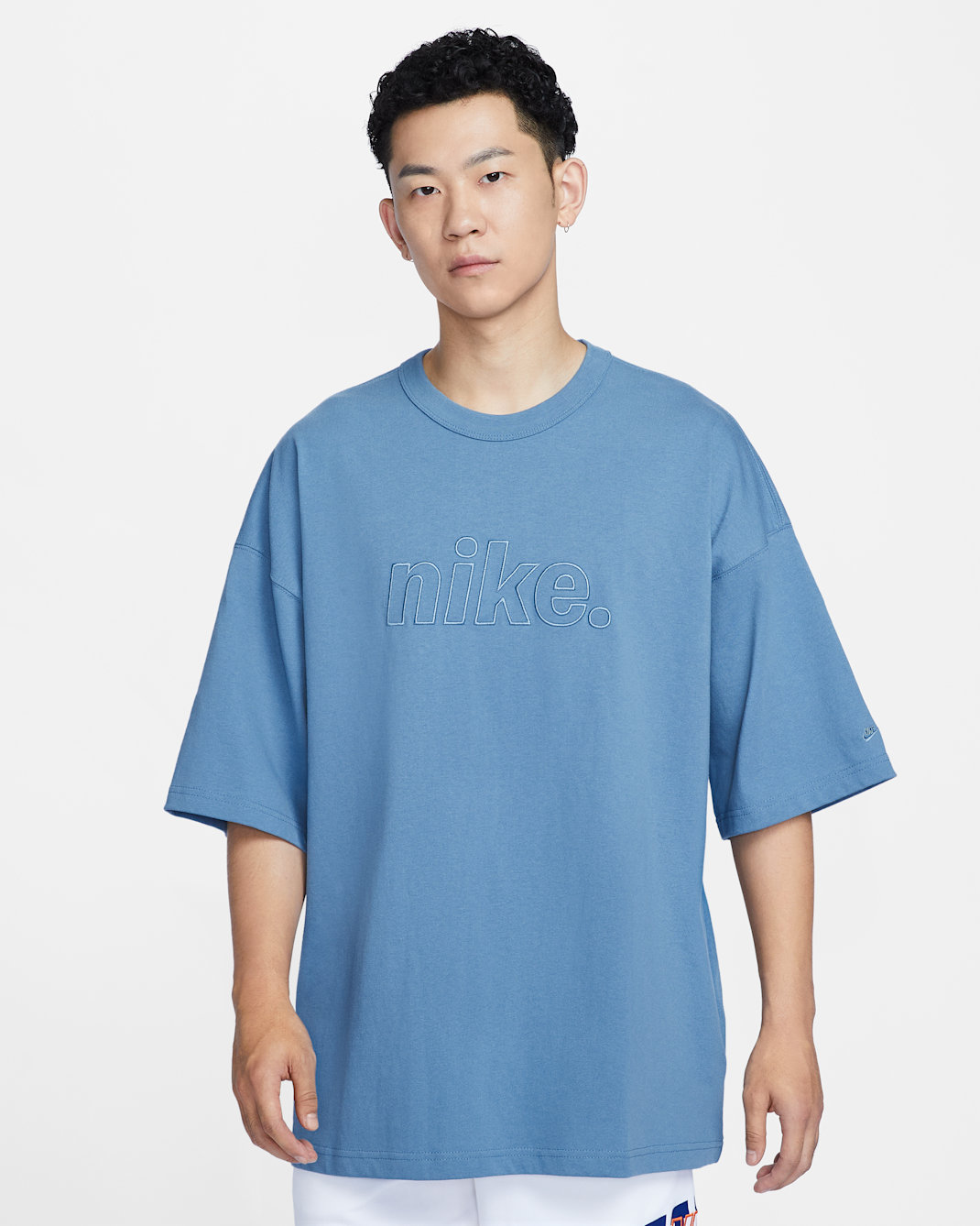 Nike Sportswear Premium Men's T-Shirt - Aegean Storm