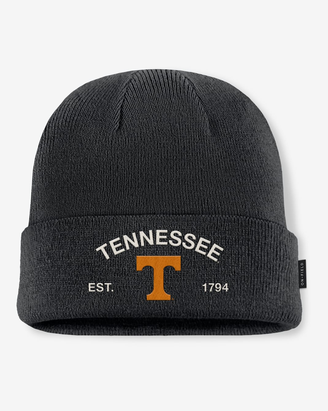 Tennessee 2025 Military Appreciation Men's Nike College Cuffed Beanie - Black