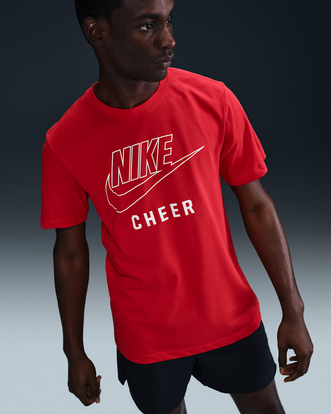 Playera de porra para hombre Nike Swoosh - Rojo universitario