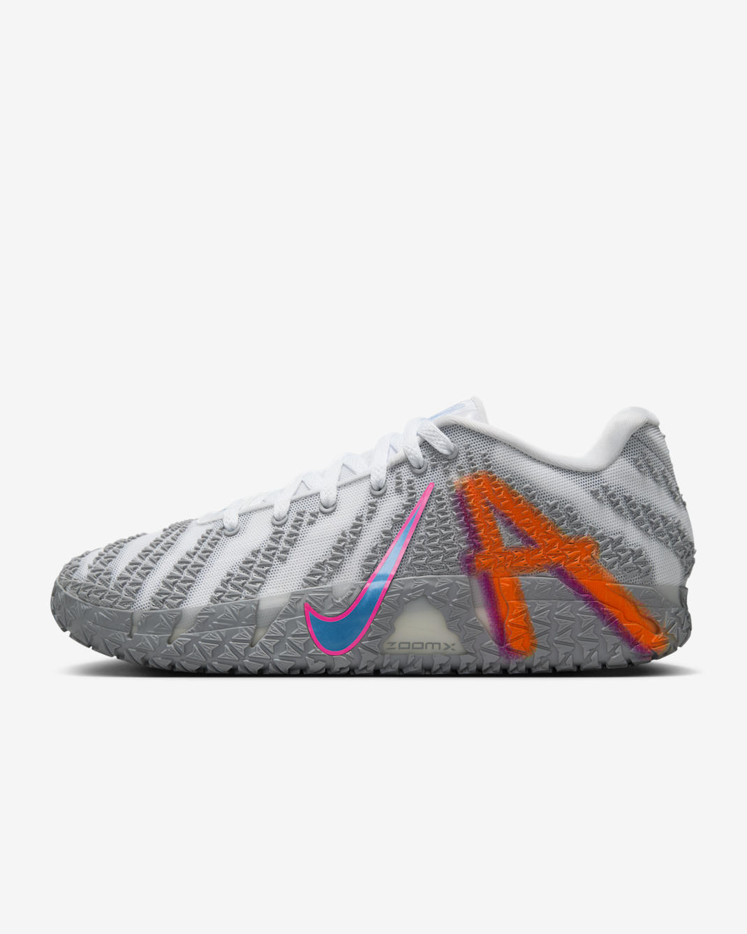 JA 3 'Light Show' EP Basketball Shoes - White/Dusty Cactus/Hyper Pink/Star Blue