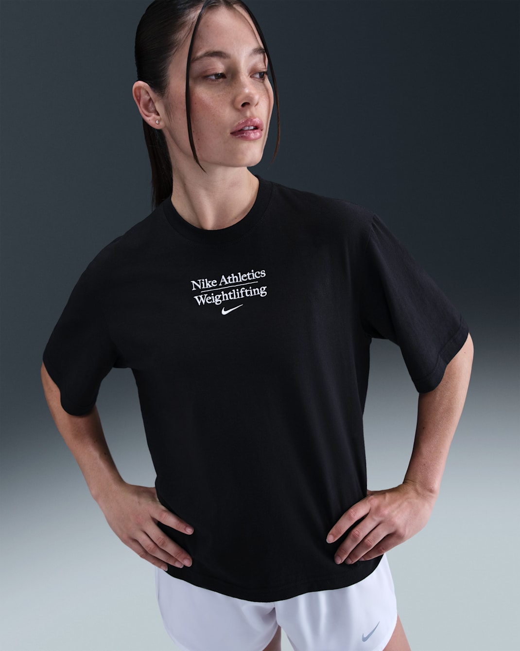 Nike Weightlifting Women's Boxy T-Shirt - Black