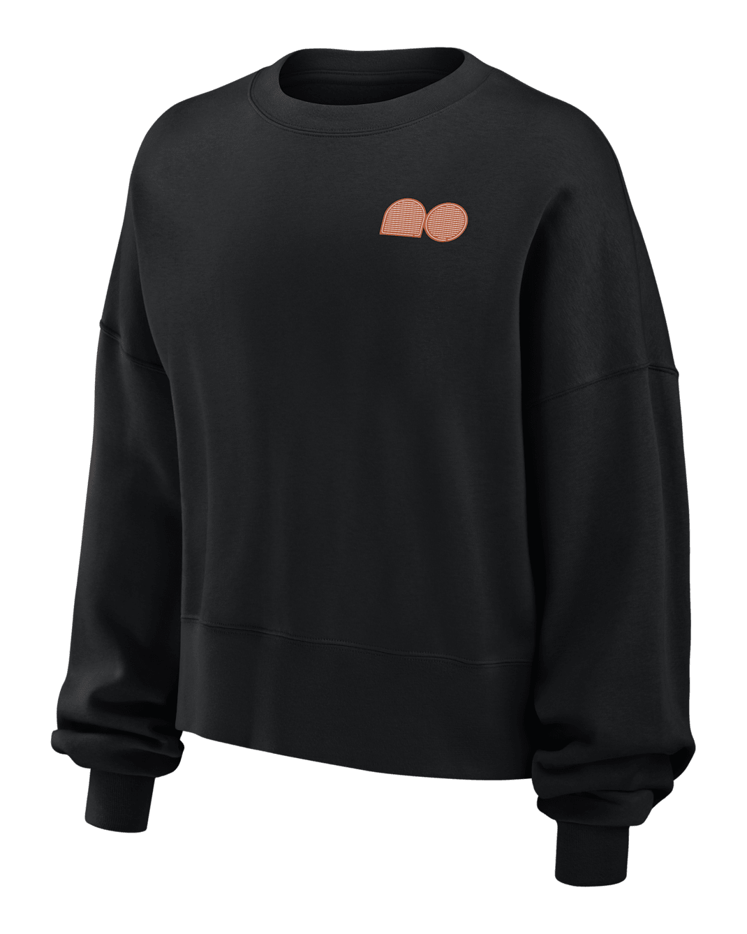 Sudadera de cuello redondo de tenis Phoenix Fleece para mujer Naomi Osaka - Negro
