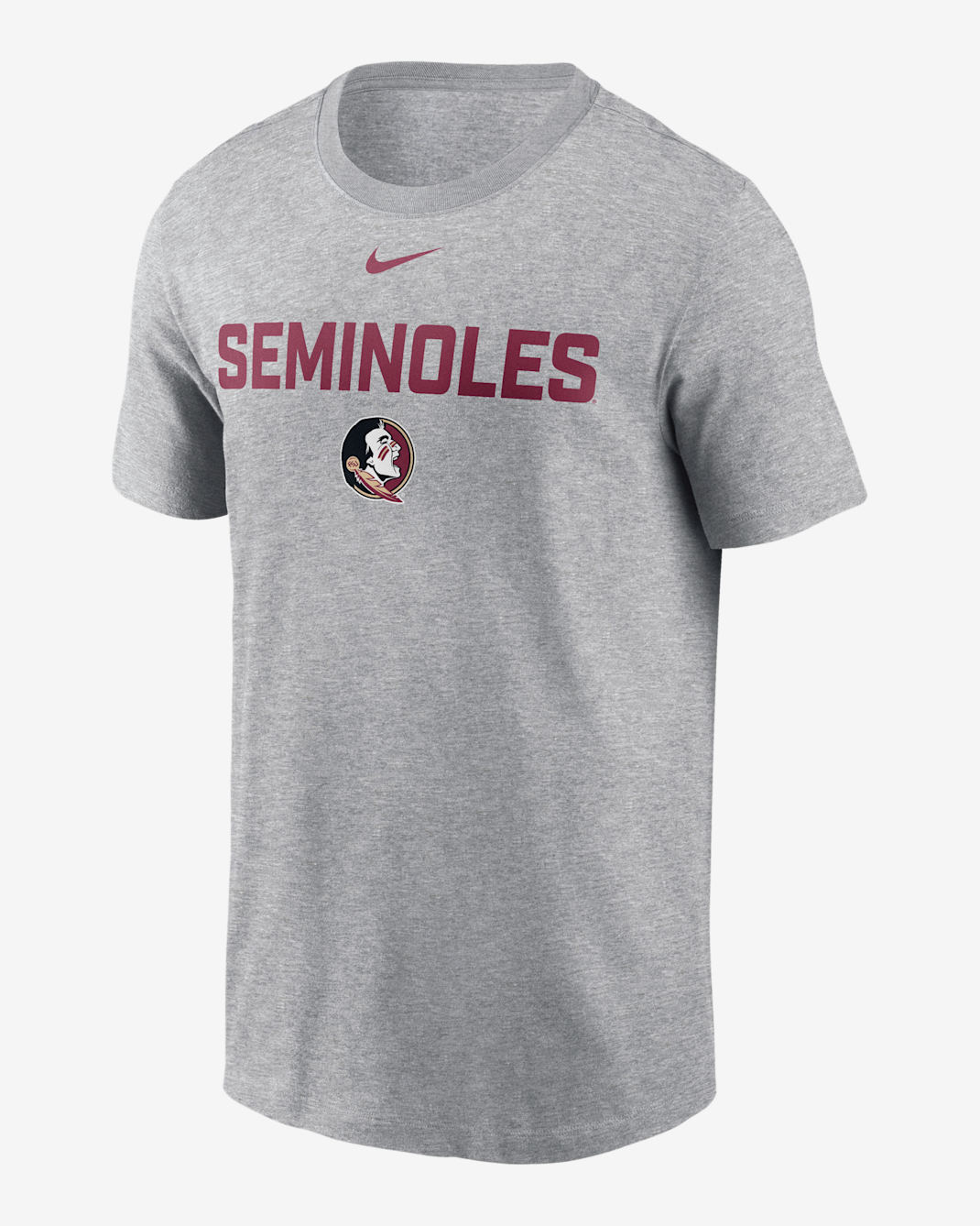 Florida State Campus 2-Hit Men's Nike College T-Shirt - Grey