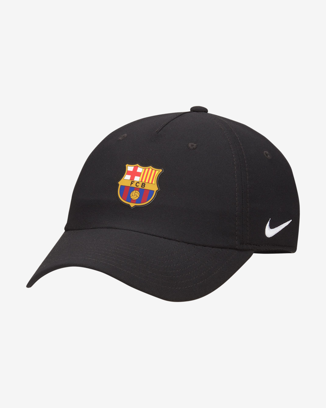 F.C. Barcelona Club Nike Dri-FIT Football Unstructured Cap - Black/White