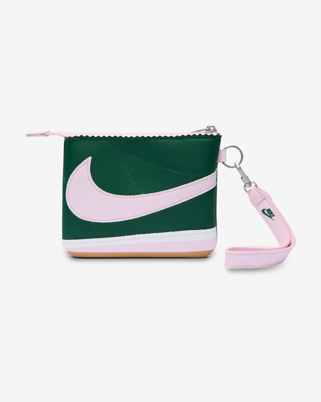 Muñequera Nike Icon Cortez - Verde desfiladero/Vela/Espuma rosa