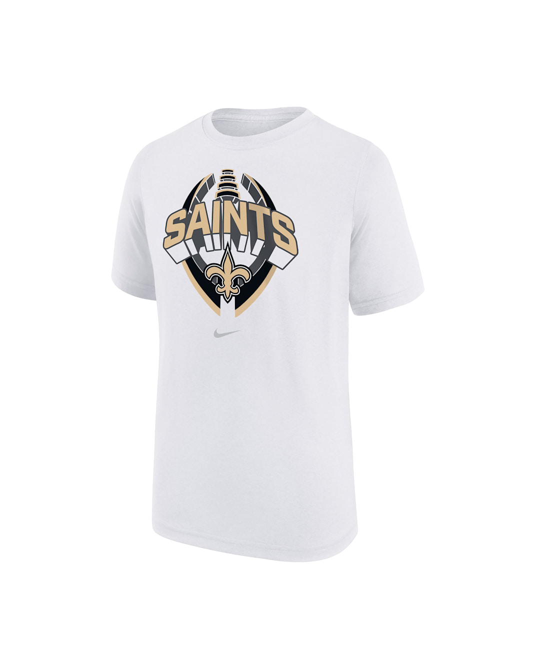 Playera Nike Dri-FIT de la NFL para niños talla grande New Orleans Saints Legend Icon - Blanco