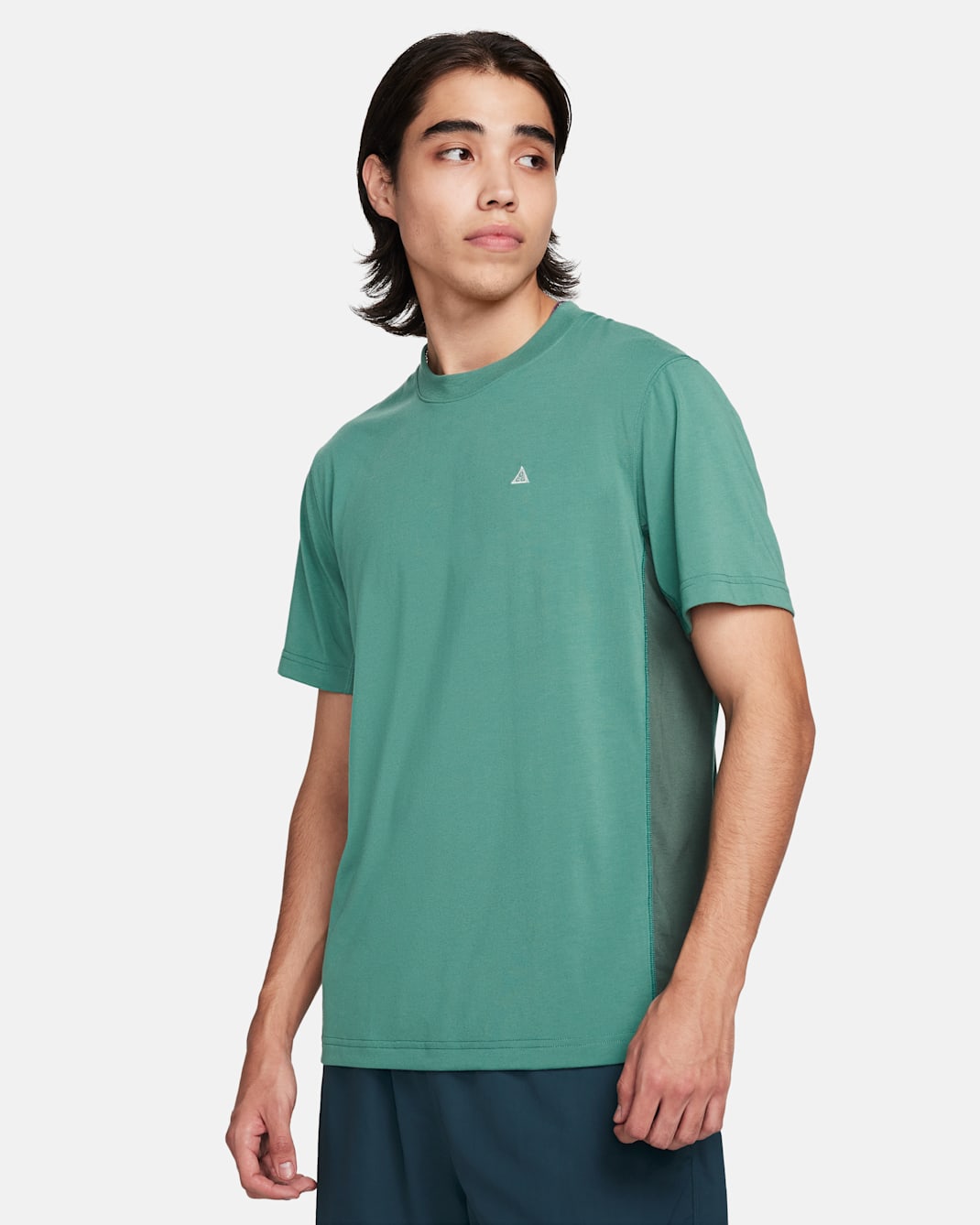 Nike ACG "Goat Rocks" Men's Dri-FIT ADV UV Short-Sleeve Top - Bicoastal/Vintage Green/Summit White