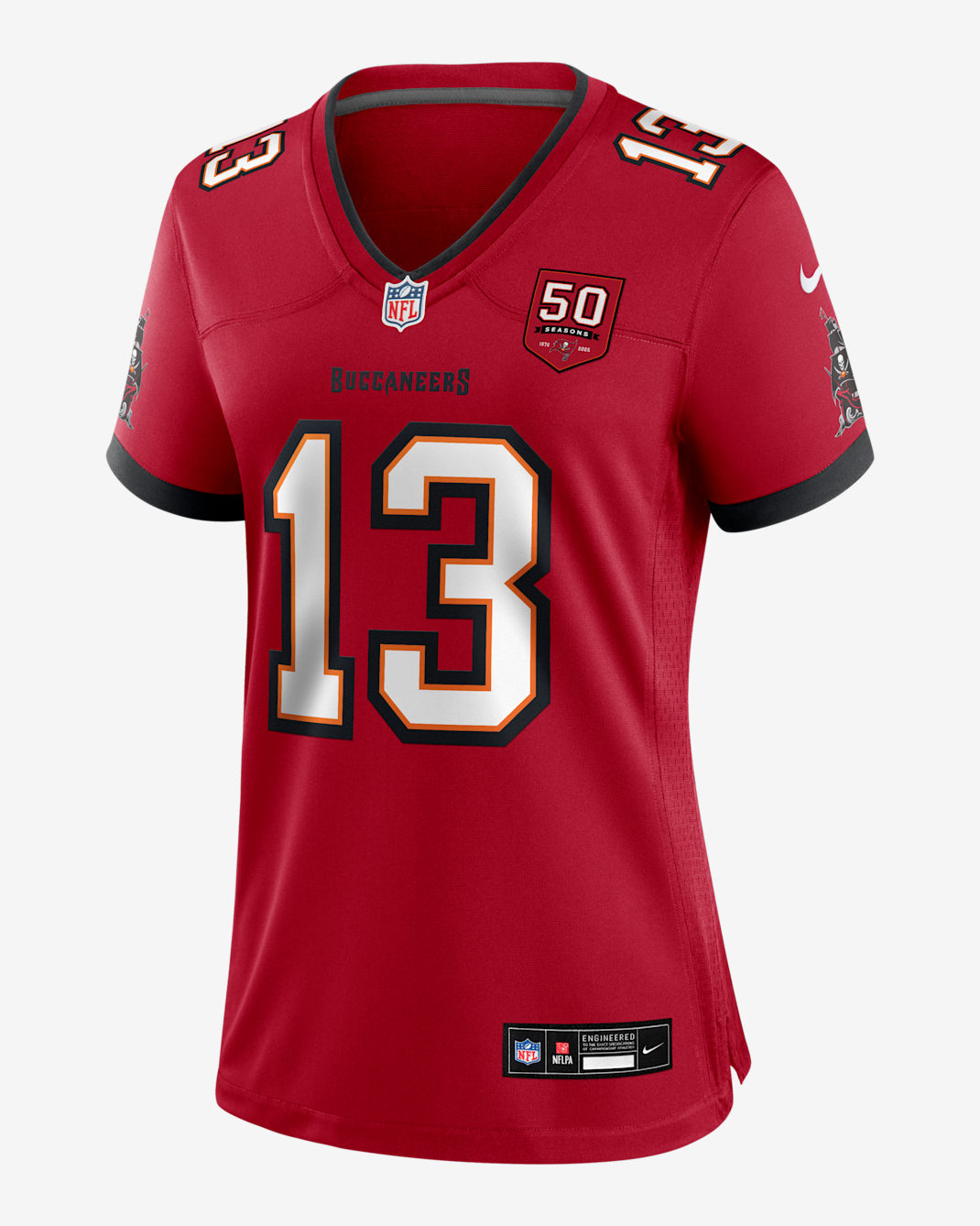 Mike Evans Tampa Bay Buccaneers 50th Anniversary Women’s Nike NFL Game Jersey - Red