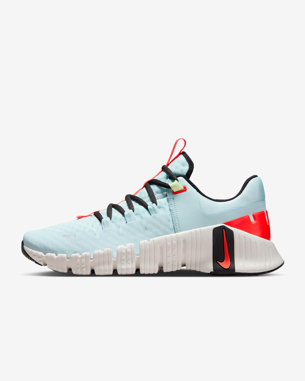 Nike Free Metcon 5 Women's Workout Shoes - Glacier Blue/Barely Volt/Black/Bright Crimson