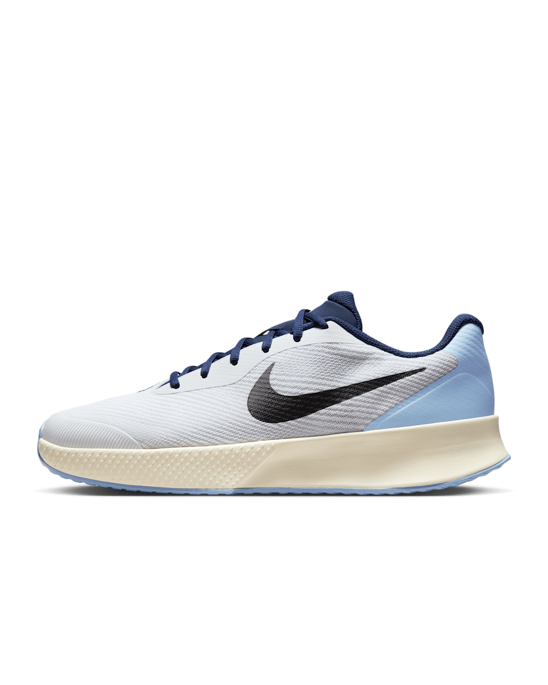Nike Vapor Lite 3 Men's Hard Court Tennis Shoes - White/Midnight Navy/Black