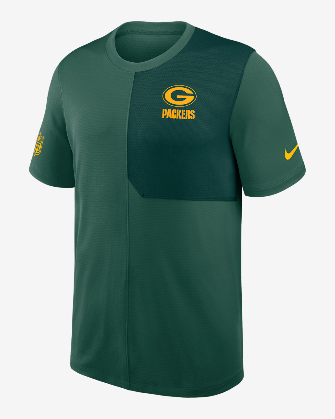 Playera Nike Dri-FIT de la NFL para hombre Green Bay Packers Sideline Coach - Verde