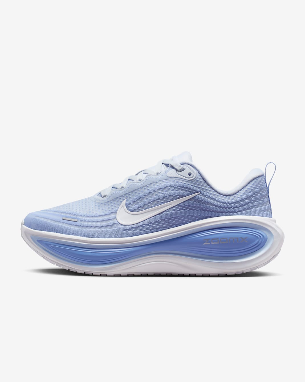 Nike Vomero Plus Women's Road Running Shoes (Extra Wide) - Football Grey/Aluminum/Royal Pulse/White