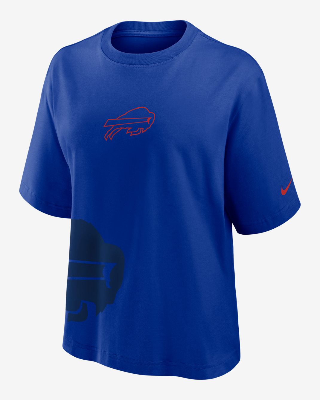 Buffalo Bills Boxy Women's Nike NFL T-Shirt - Old Royal