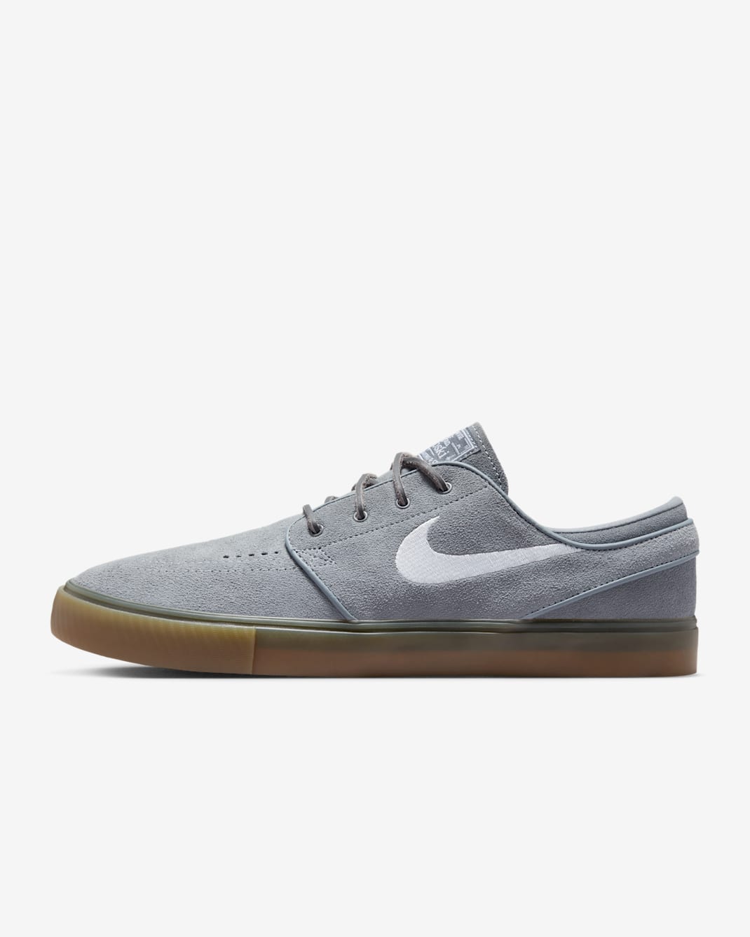 Nike SB Zoom Janoski OG+ Skate Shoes - Cool Grey/Cool Grey/Gum Light Brown/White