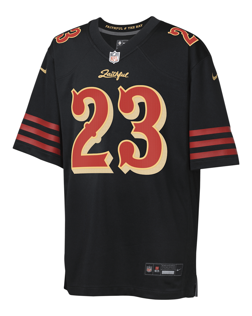 Christian McCaffrey San Francisco 49ers Rivalries Collection Big Kids' Nike NFL Game Jersey - Black