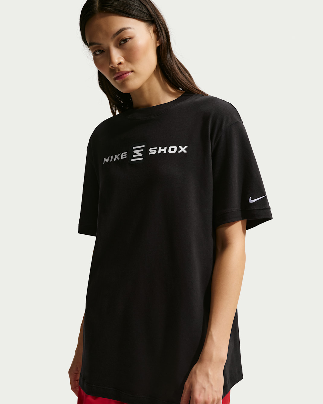 Nike Sportswear T-Shirt mit Grafik für Damen - Schwarz