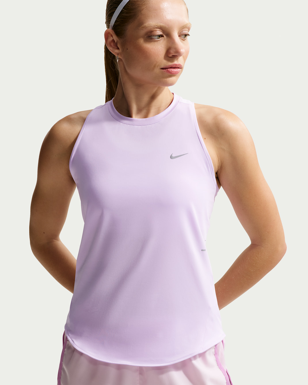 Nike Swift Women's Dri-FIT Running Tank Top - Violet Mist