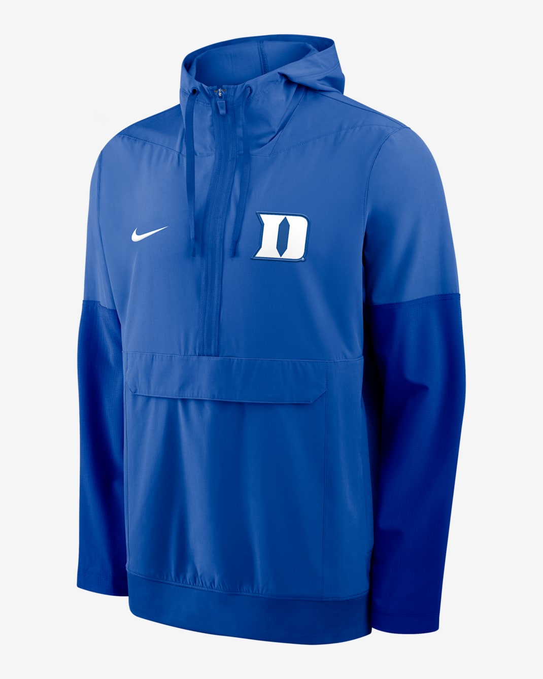 Duke Anorak Men's Nike College 1/2-Zip Hooded Jacket - Royal