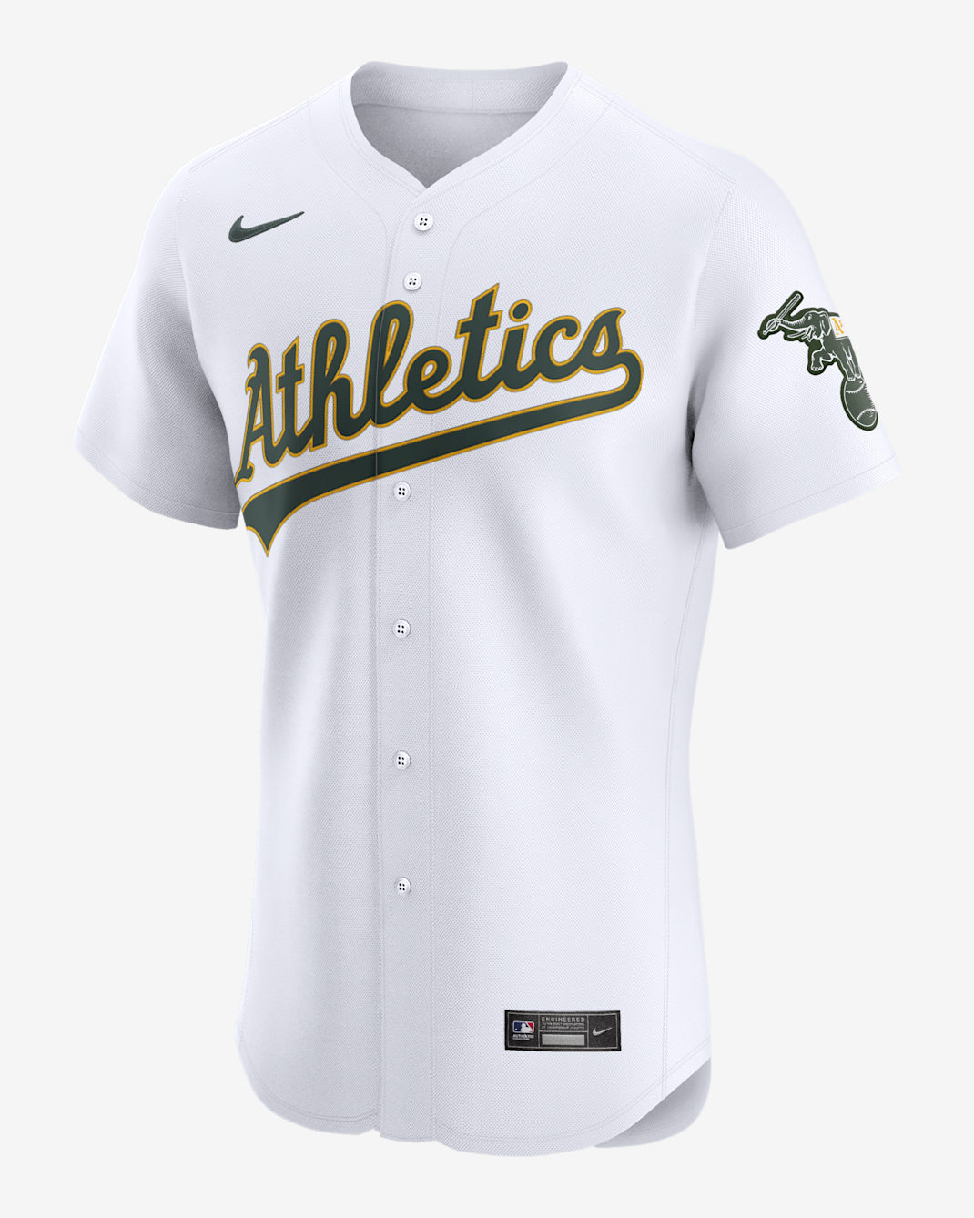 Oakland Athletics Men's Nike Dri-FIT ADV MLB Elite Jersey - White