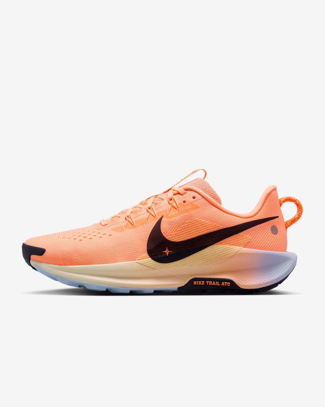 Nike Pegasus Trail 5 terrengløpesko til herre - Orange Pulse/Ghost/Alabaster/Svart