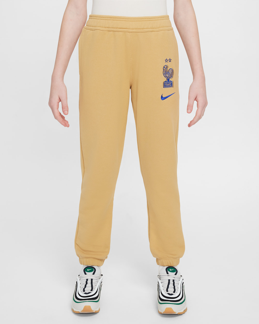 FFF Older Kids' Nike Air Football Pants - Club Gold/Bright Blue