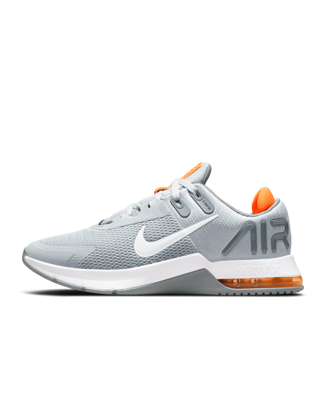 Nike Air Max Alpha Trainer 4 Men's Workout Shoes - Wolf Grey/Cool Grey/Total Orange/White