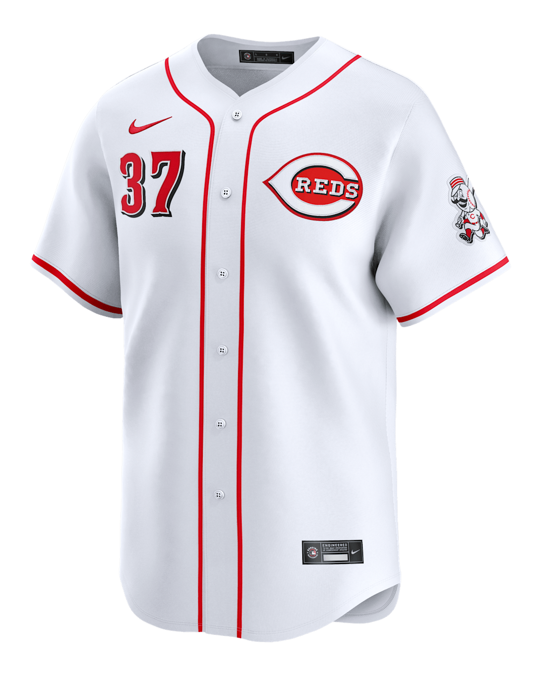 Jersey Nike Dri-FIT ADV de la MLB Limited para hombre Tyler Stephenson Cincinnati Reds - Blanco