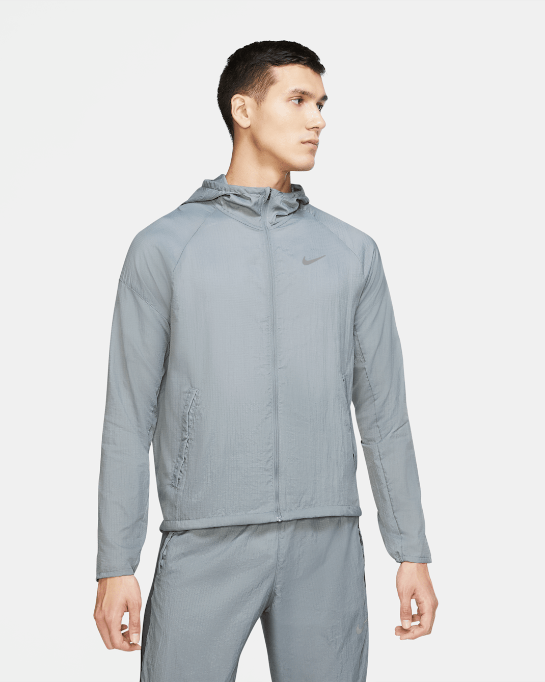 Nike Essential Men's Running Jacket - Smoke Grey