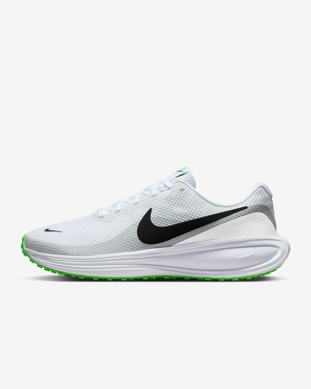 Nike Revolution 8 Men's Road Running Shoes (Extra Wide) - White/Pure Platinum/Glacier Blue/Black