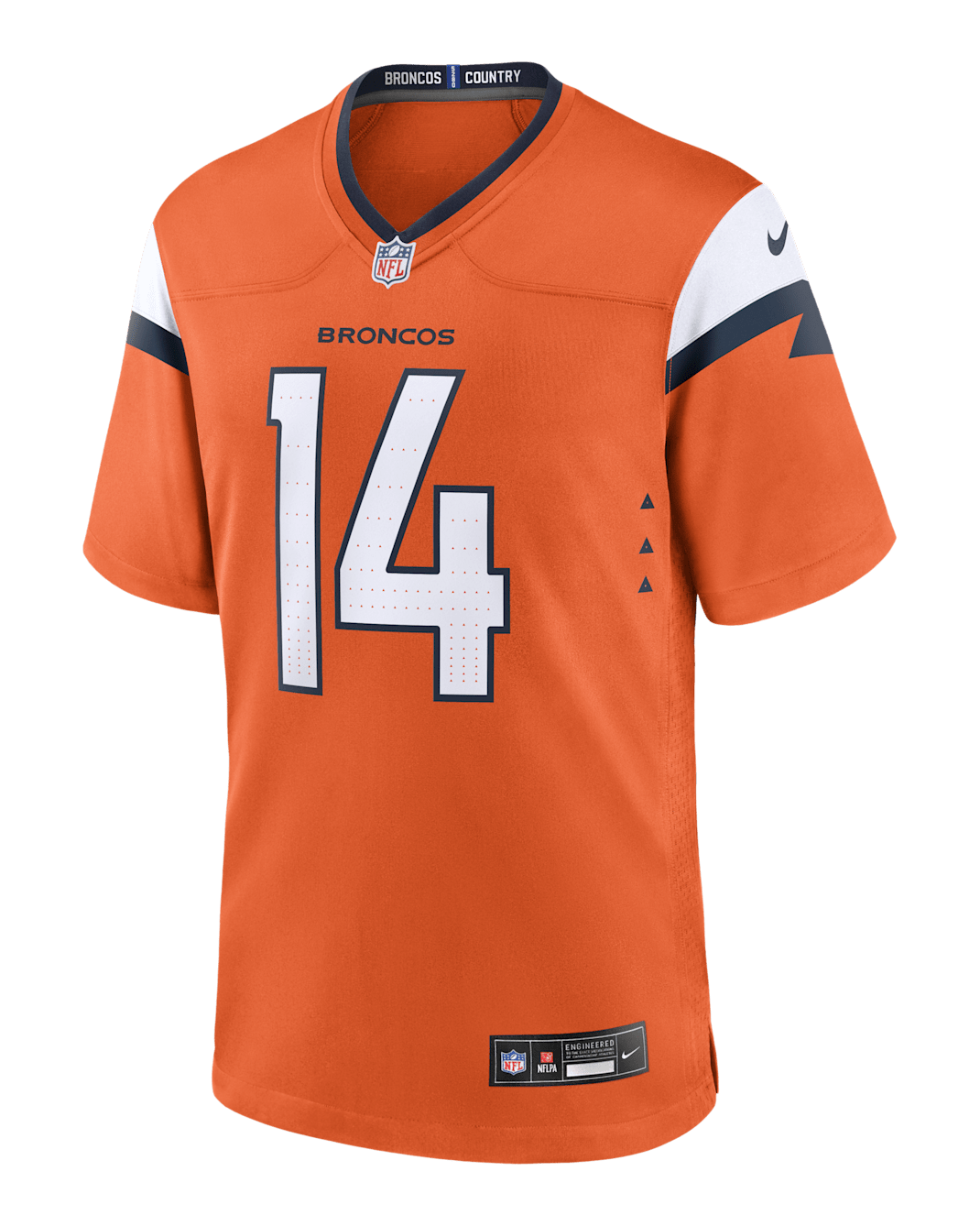 Courtland Sutton Denver Broncos Men's Nike NFL Game Football Jersey - Orange